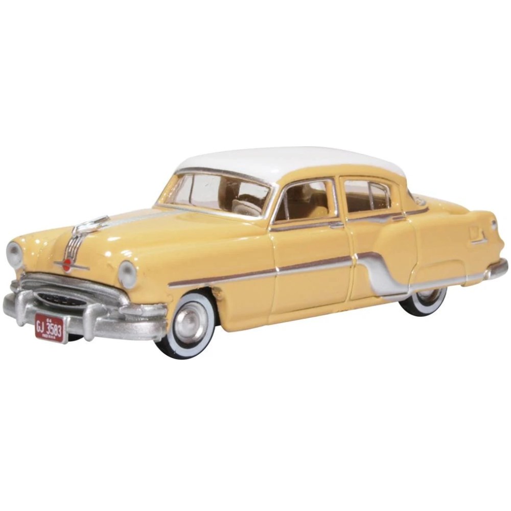 Pontiac Chieftain 4 Door 1954 - Maize Yellow/Winter White