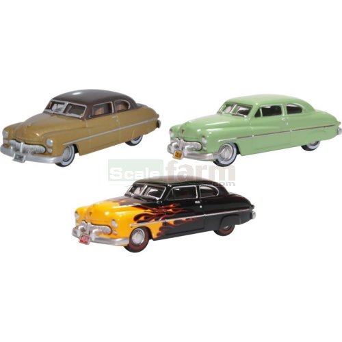 Mercury 1949 70th Anniversary 3 Car Set