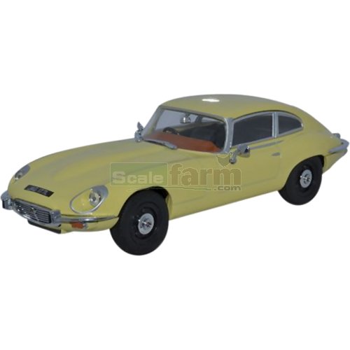 Jaguar E-Type V12 Coupe - Primrose Yellow