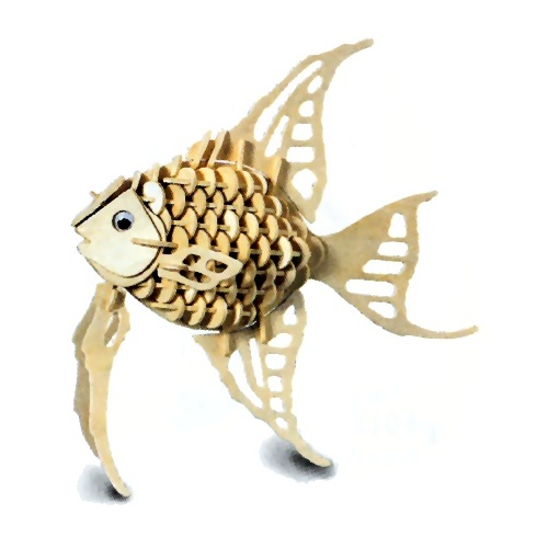 Quay H010 Angel Fish Woodcraft Construction Kit