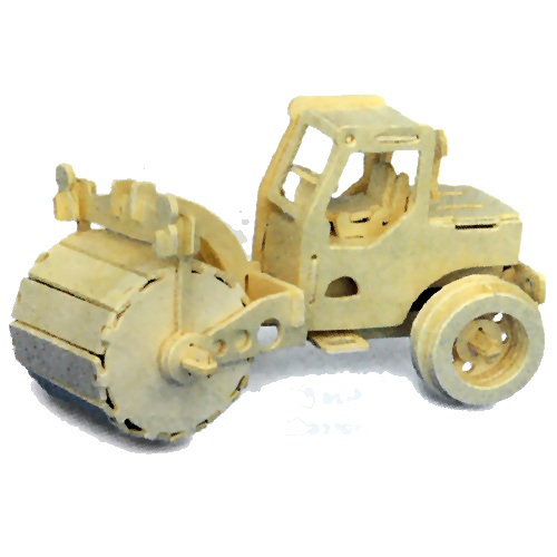 Quay P027 Road Roller Woodcraft Construction Kit