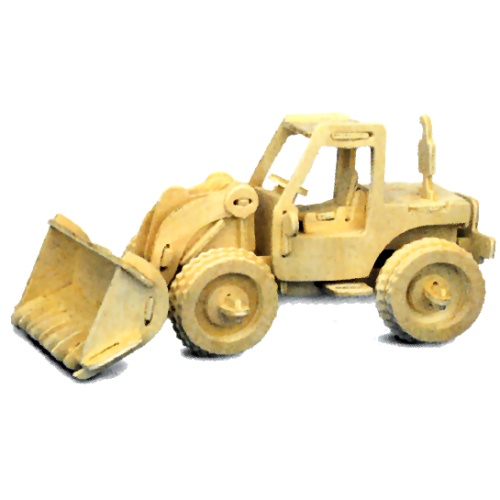 Quay P029 - Bulldozer Woodcraft Construction Kit