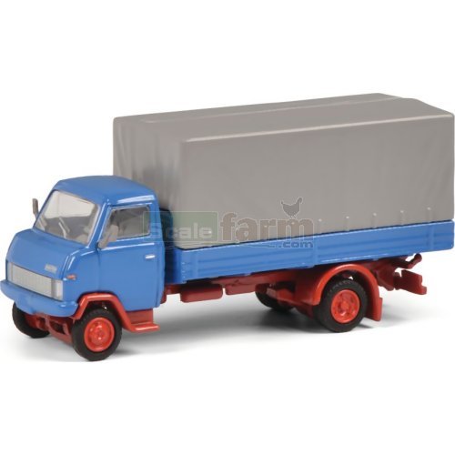 Hanomag F55 Pickup with Tarpaulin - Blue
