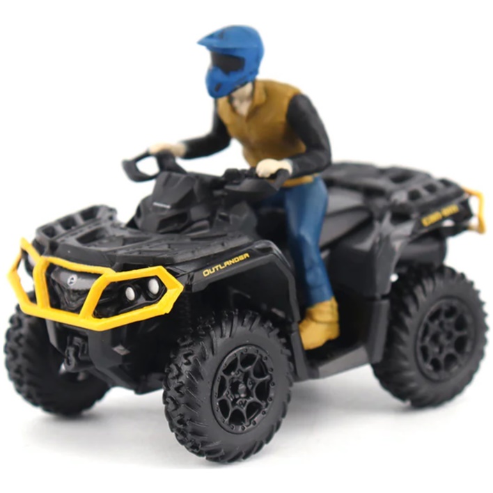 CAN-AM Outlander XT-P 1000R Quad with Figure - Black