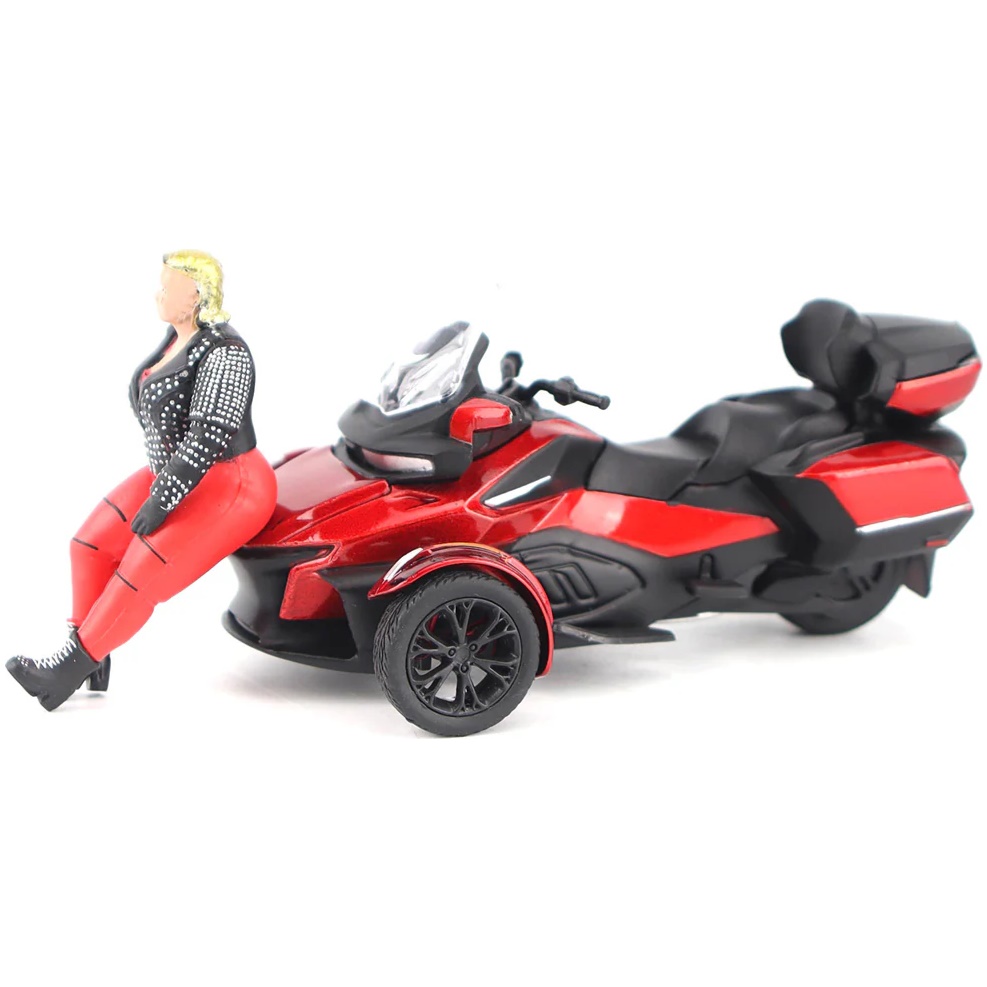 CAN-AM Spyder RT Trike with Figure - Red / Black