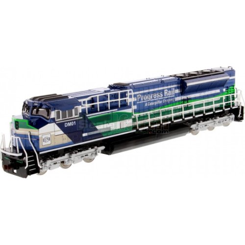 EMD SD70ACe-T4 Locomotive 'Progress Rail' (Blue & Green)