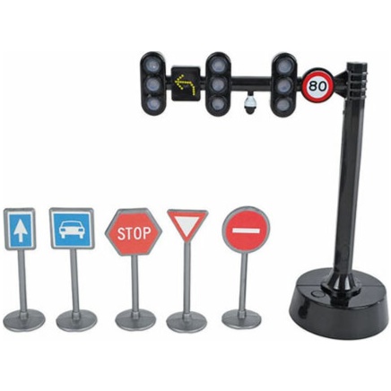 Traffic Lights and Traffic Signs Playset