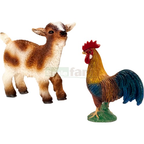 Farm Life Babies - Rooster and Dwarf Goat (Set 3)