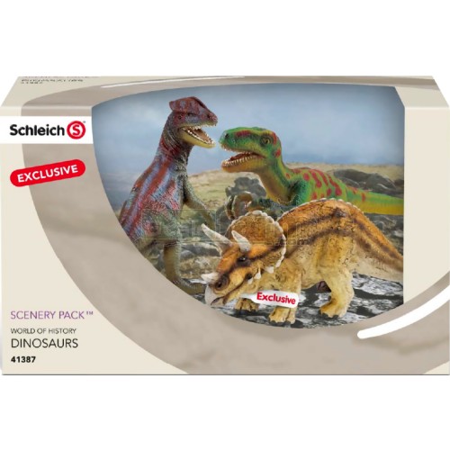 Scenery Pack Dinosaurs (Set of 3 Dinosaurs)