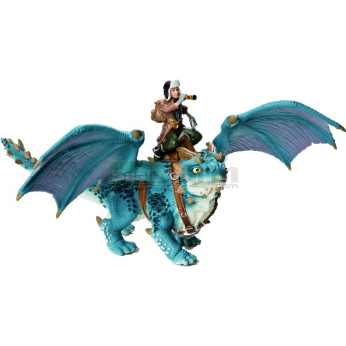 Dragon Rider Shansy and Blue Dragon