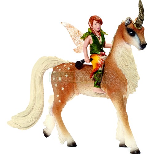 Male Elf on Forest Unicorn