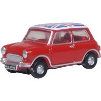 Classic Mini Car - Tartan Red / Union Jack