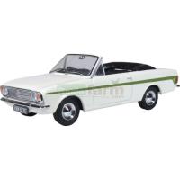 Ford Cortina MkII Crayford Convertible Ermine White/Green