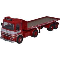 ERF LV Flatbed Trailer - Carnation