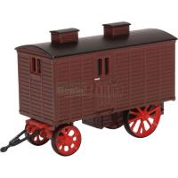 Fairground Living Wagon - Maroon Red