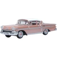 Chevrolet Impala Sport Coupe 1958 - Coral Metallic/Snowcrest White