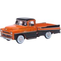 Dodge D100 Sweptside Pick Up 1957 - Orange / Black