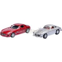 Preview Mercedes Benz Magnetic Auto Set including MB SLS AMG and MB 300 SL