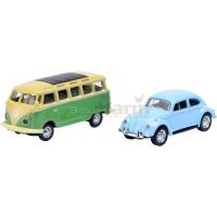 Preview VW Magnetic Auto Set including VW Käfer and VW T1 Samba