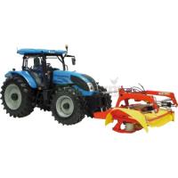 Preview Landini Powermaster 220 Tractor with Fella SM310 Front Mower