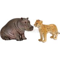 Preview Wild Life Babies - Hippo and Cheetah (Set 2)