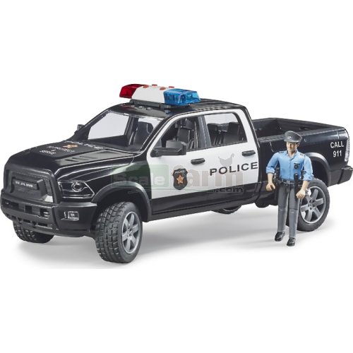 RAM 2500 Police Pick Up with Police Officer