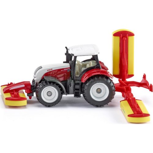 Steyr CVT 6230 Tractor and Pottinger Combination Mower