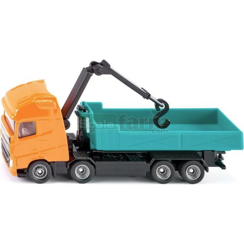 Volvo Roll-Off Tipper with Crane