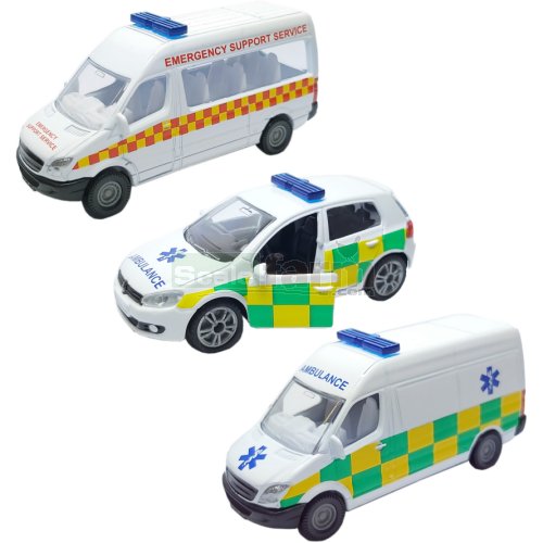 Ambulance Service 3 Vehicle Set - UK