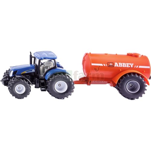New Holland T7070 Tractor with Abbey Single Axle Vacuum Tanker