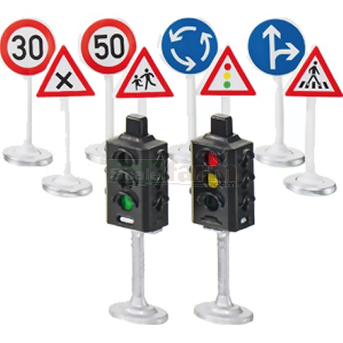 Siku World Traffic Lights and Road Signs