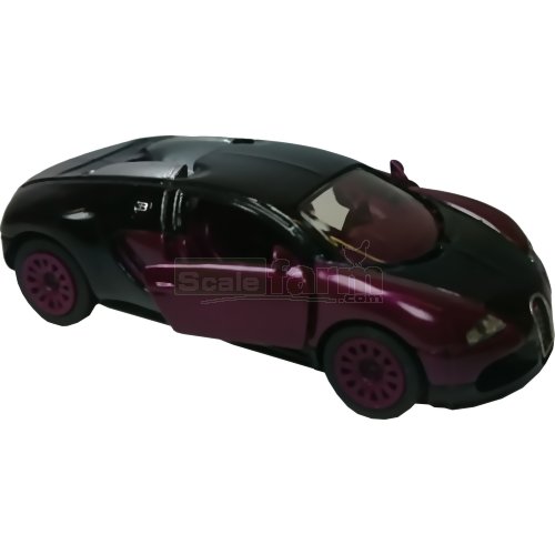Bugatti EB 16.4 Veyron - Metallic Black and Burgundy (C)