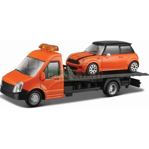 Flatbed Transport and Mini - Orange