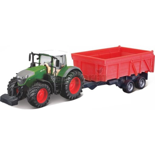Fendt 1050 Vario Tractor and Tipping Trailer