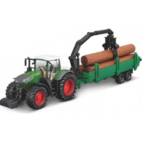 Fendt 1050 Vario Tractor with Tree Forwarder