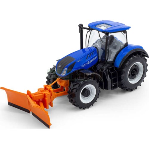 Bburago 44081 New Holland T7.315 Tractor with Snow Plough