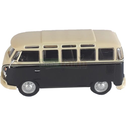 VW T1 Samba Bus & Towbar - Black / Cream