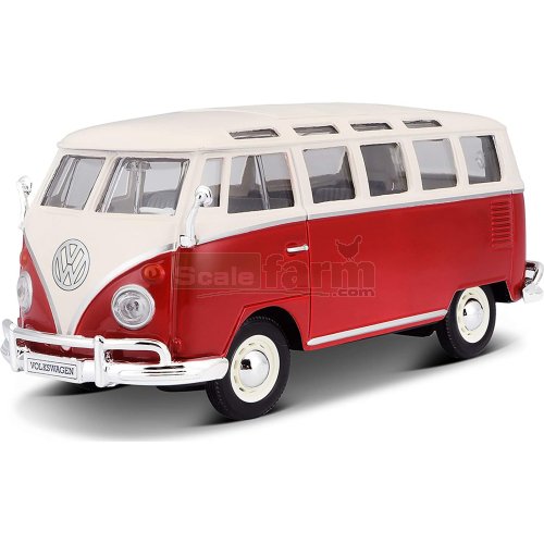 VW Samba Van - Red / Cream