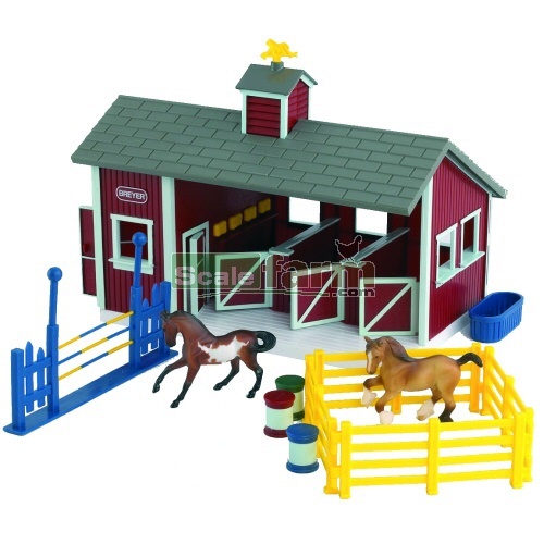 Breyer 59197 Stablemates Red Stable Set