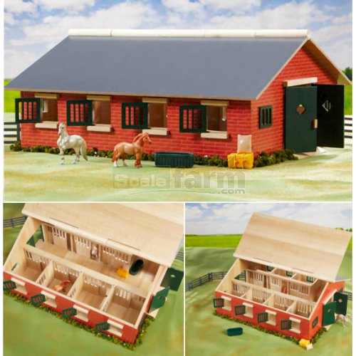 Stablemates Deluxe 7 Stall Stable and Accessories Set