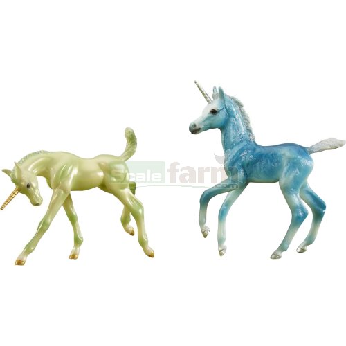 Zoe and Zander Unicorn Foal Set