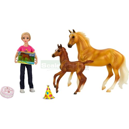 Birthday at the Barn Horse and Rider Set