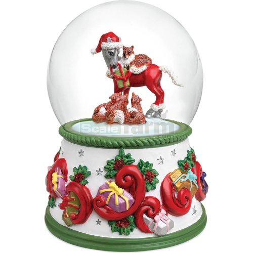 Forest Friends Musical Snow Globe