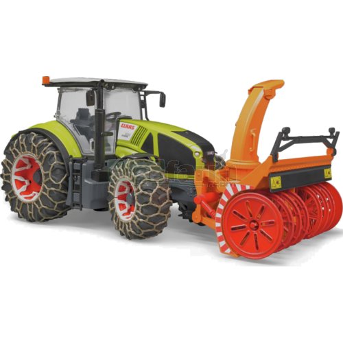 CLAAS Axion 950 Tractor  with Snow Chains and Snowblower