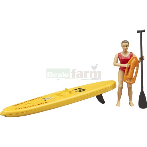 bWorld Lifeguard with Paddleboard