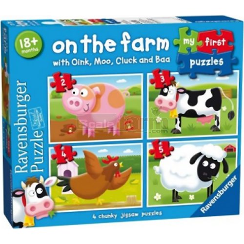 My First Puzzles - On the Farm (4 Puzzle Set)