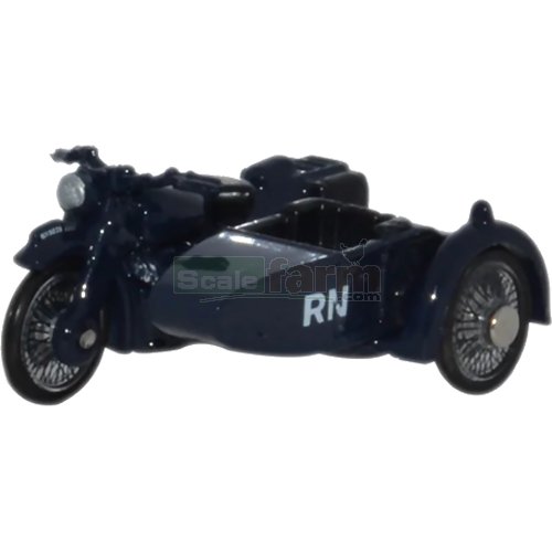 BSA Motorcycle and Sidecar - Royal Navy