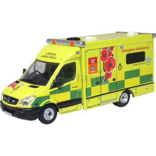 Mercedes Ambulance - London Ambulance Service (Remembrance Day)