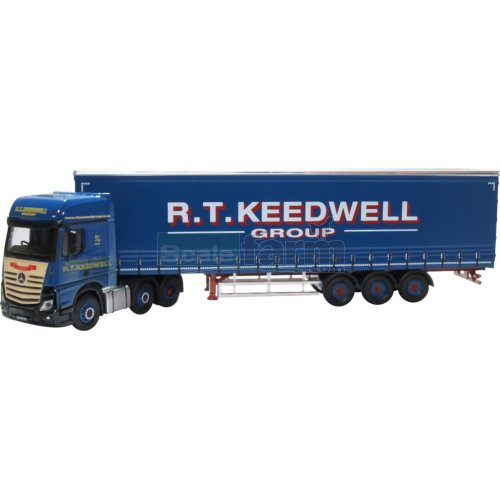 Mercedes Actros GSC Curtainside - R T Keedwell