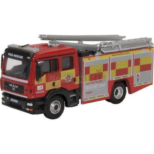 MAN Pump Ladder - Hertfordshire Fire &amp; Rescue